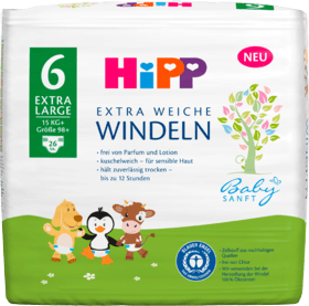 Hipp Windeln 6 einzelpack mit 26 Windeln